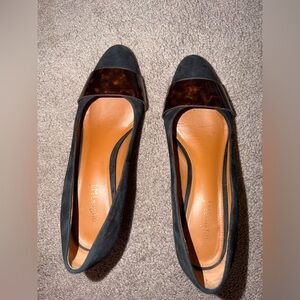 J. McLaughlin Black and Brown Flats